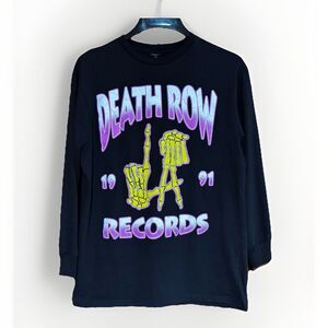 Crooks and Castles Death Row Records 1991 Shirt Men's Size Medium Long Sleeve